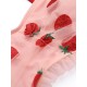Plus Size  Lace Strawberry Cami Tankini Set